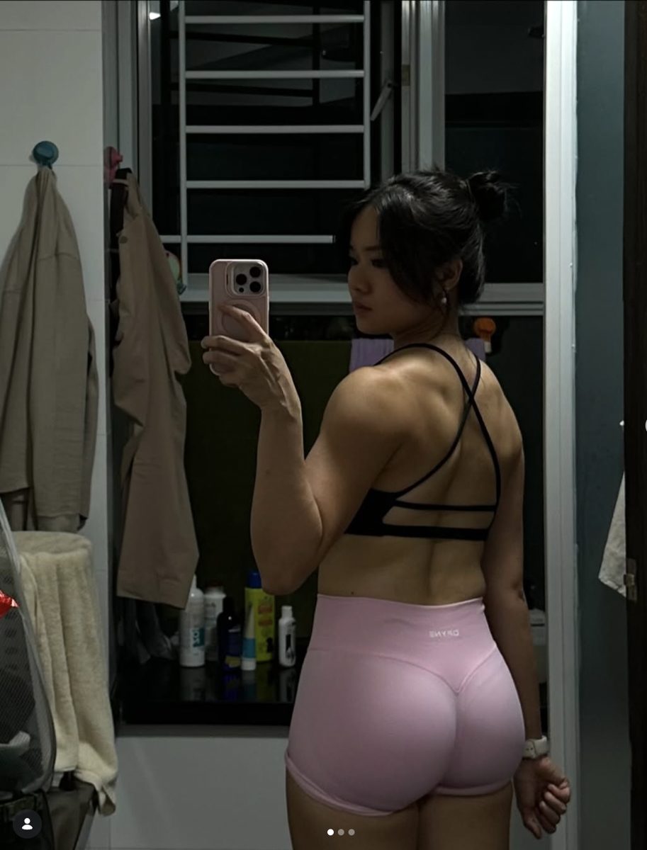 Jean after — back view